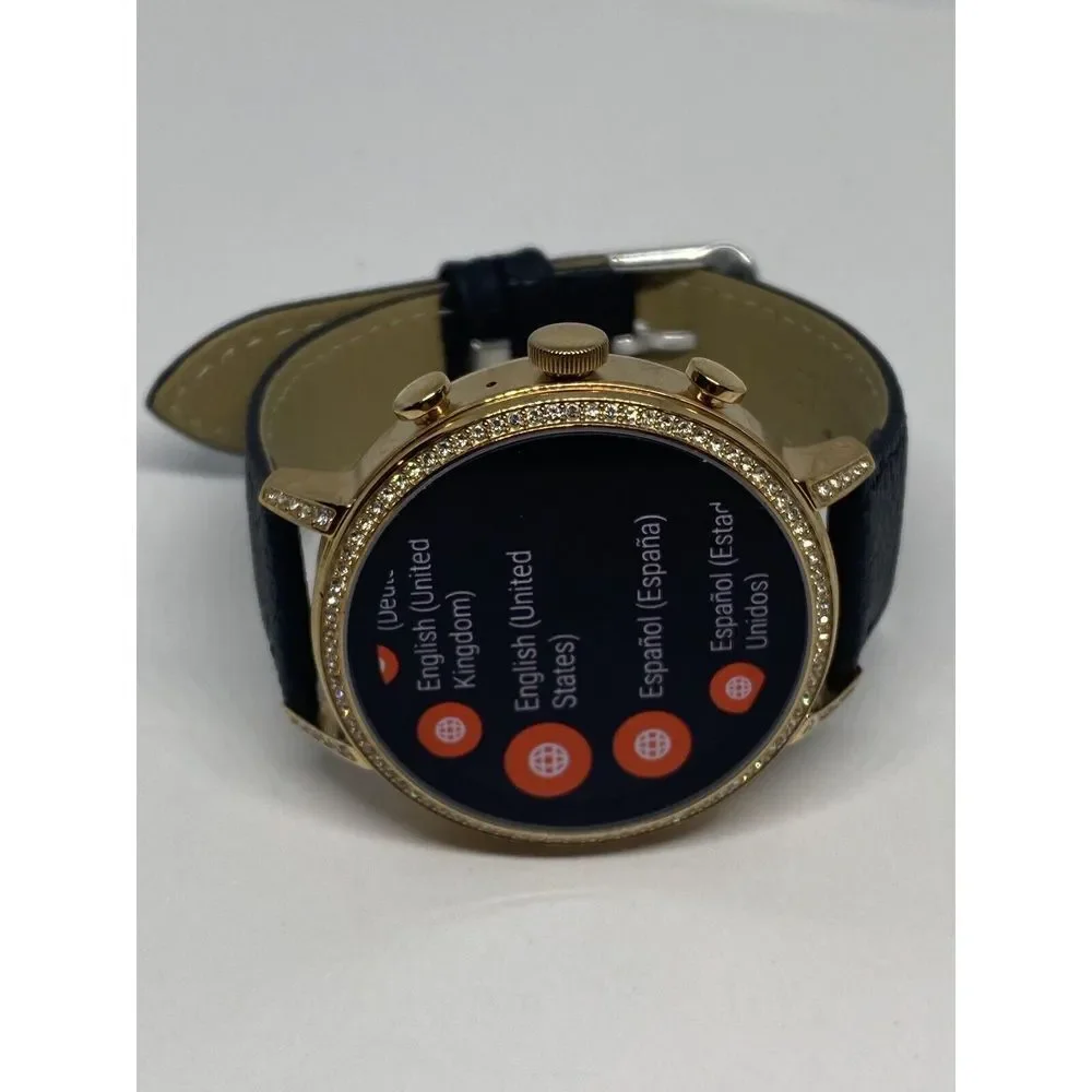 Fossil Gen 4 Authentic Digital Dial Smart Watch Custom Band FTW6015 AB473